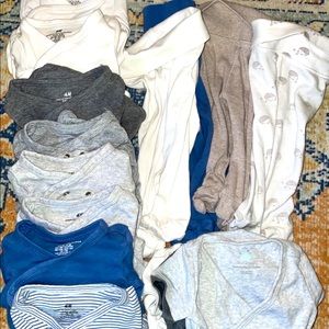 H&M brand baby boy clothes NB
